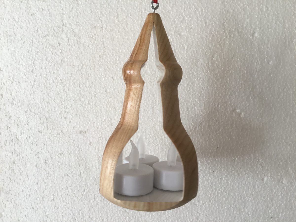 Lanterne i asketræ